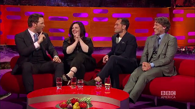 Chris Pratt gets NAKED on Parks and Rec - The Graham Norton Show