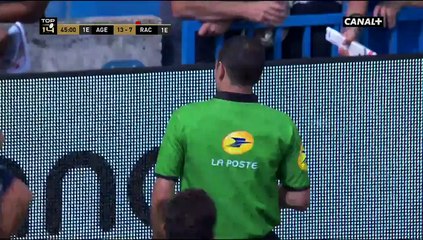 Agen v Racing Métro 45' raison de ne pas accorder l'essai