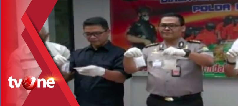 Petugas Mengamankan Berbagai Jenis Narkoba di Polda Metro Jaya