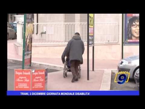 Trani, 3 dicembre giornata mondiale disabilità