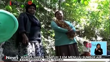 Kekeringan di Banjarnegara, Warga Harus Tempuh 3 Km Menuju Sumber Air
