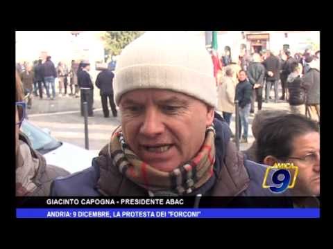 Andria: 9 Dicembre, la protesta dei forconi