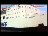 TG 01.12.14 Incendio su traghetto greco al largo di Brindisi, interviene la Guardia Costiera