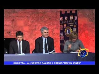 Barletta | All'arbitro Damato il premio "Melvin Jones"