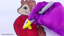 Activité et enfants coloration pour amusement amusement enfants Vitesse le le le le la les tout-petits Page Alvin Chipmunks