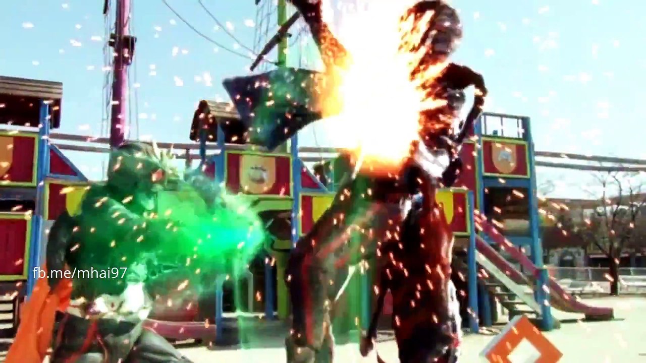 Kamen Sentai Gorider - Henshin, Form & Finisher