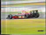 Gran Premio del Brasile 1990: Contatto di A. Senna con Alesi e ritiro di Modena