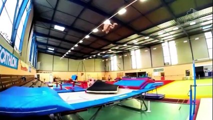 トランポリンを使ったすごすぎる神業まとめ！【Video Pizza】