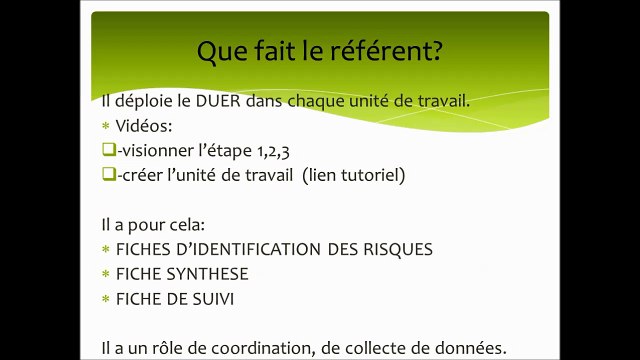DUER : Le rôle du référent