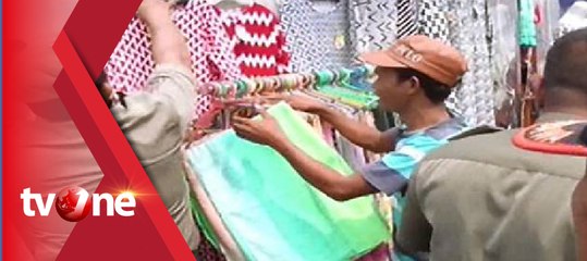 Kericuhan Kembali Terjadi saat Satpol PP Merazia Pedagang di Tanah Abang