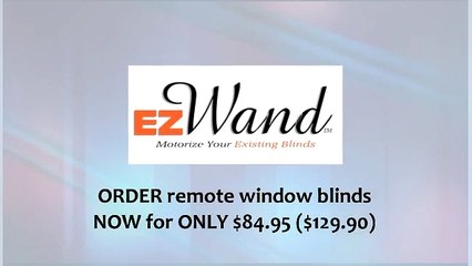 Order Remote window blinds - Remotewindowblinds.com