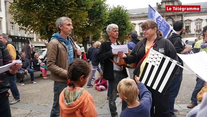 Morlaix. La rentrée Diwan se fait dans la rue