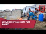 Alumnos de la Anáhuac construyen casas para personas en extrema pobreza