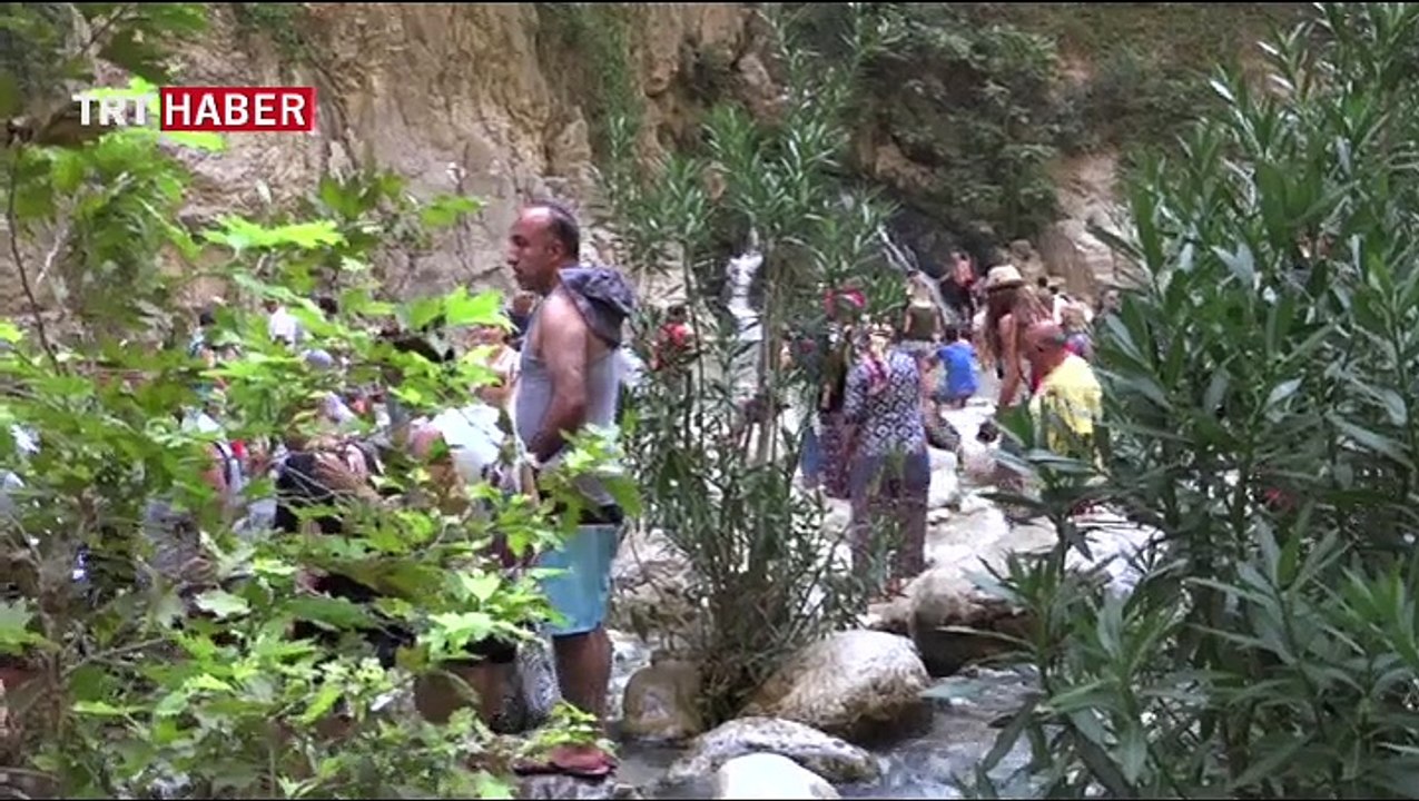 Saklıkent Kanyonu'na ziyaretçi akını