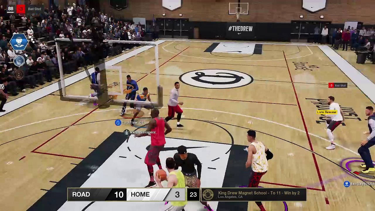 NBA LIVE 18 DEMO_18 points 2blocks 2assist