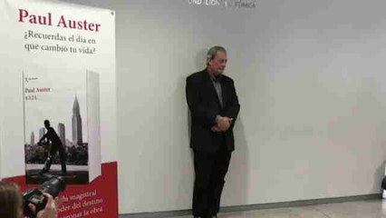 Paul Auster presenta en Madrid su novela "4 3 2 1"
