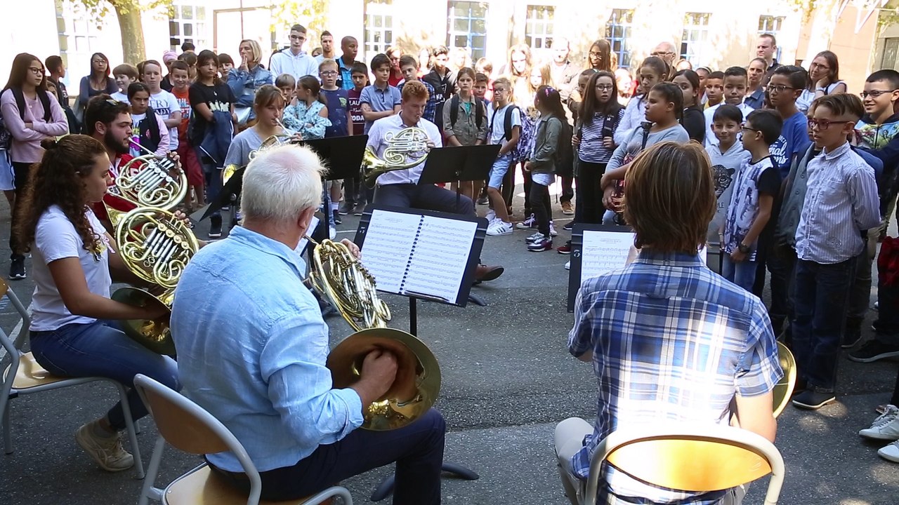 Avignon : rentrée des classes en musique au collège Vernet