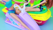 AllToyCollector Frozen Elsa & Anna RACE Barbie Sisters Jet Ski Wave Ride Disney Frozen Tob