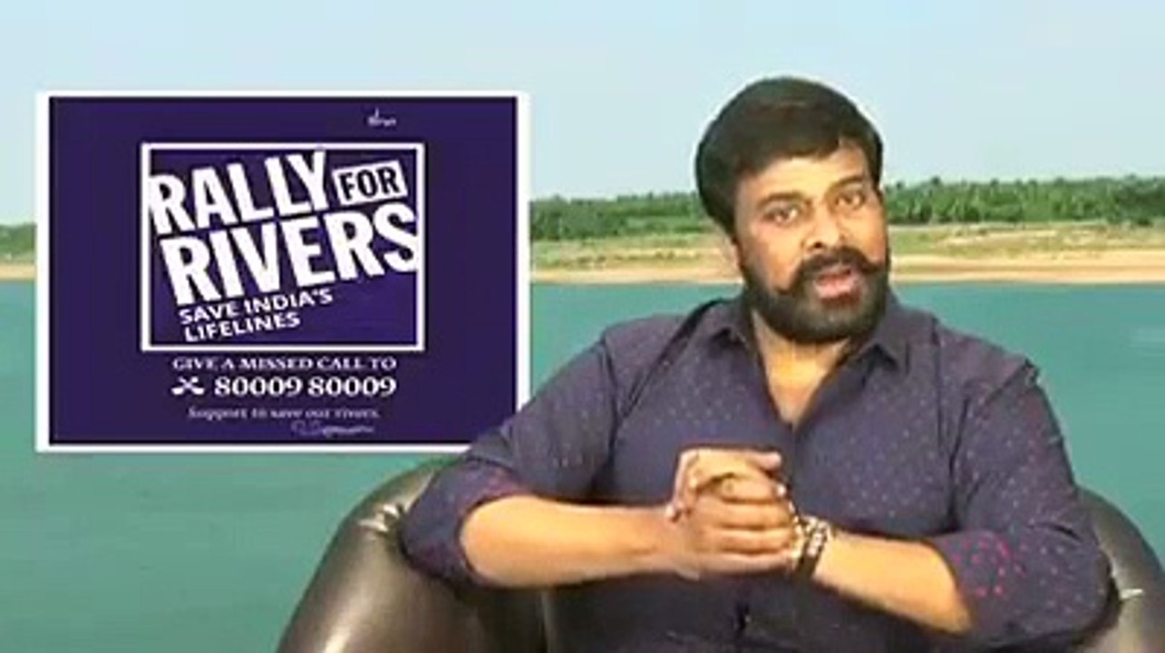 MegaStar Chiranjeevi supporting Rally For Rivers