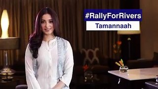 Tamannaah supporting Rally For Rivers