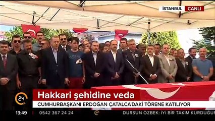 Çukurca şehidimiz H.İbrahim Gürel'e son veda! Cumhurbaşkanı Erdoğan'da katıldı