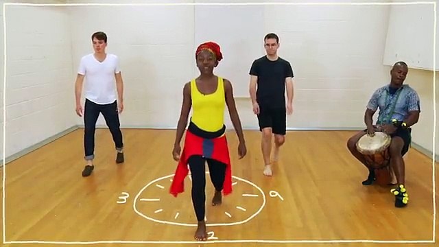 Five(ish) Minute Dance Lesson - African Dance By A Lady Dance Master__ Dancing on the Clock