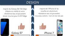 iPhone 7 vs Galaxy S7 le comparatif des smartphones haut de gamme