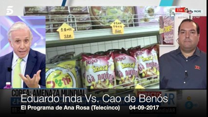 Inda machaca a Cao de Benós y al "orondo repugnante" de su jefe