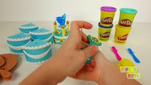Un et un à un un à et gâteau pour enfants Apprendre faire faire table de mixage jouer jouet jouets avec en bois Playset doh fruits velcro