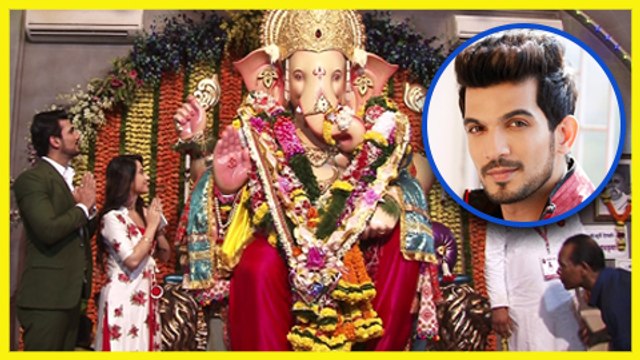 Arjun Bijlani Visits Andhericha Raja & Prays For His New Show Ishq Mein Marjawan