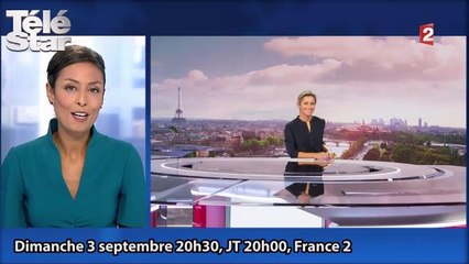 L'arrivée en fanfare d'Anne-Sophie Lapix sur le 20 heures France 2
