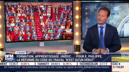 "Je n'accepte pas qu'on dise que la réforme du Code du travail est un cadeau aux entreprises", Sylvain Maillard - 04/09
