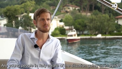 Mr. Luca Steinmann’s response to the question: “Are young people in Italy aware of the situation in Syria?”