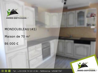 Maison A vendre Mondoubleau 70m2 - 86 000 Euros