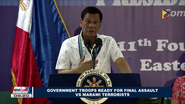 Government troops ready for final assault vs Marawi terrorists