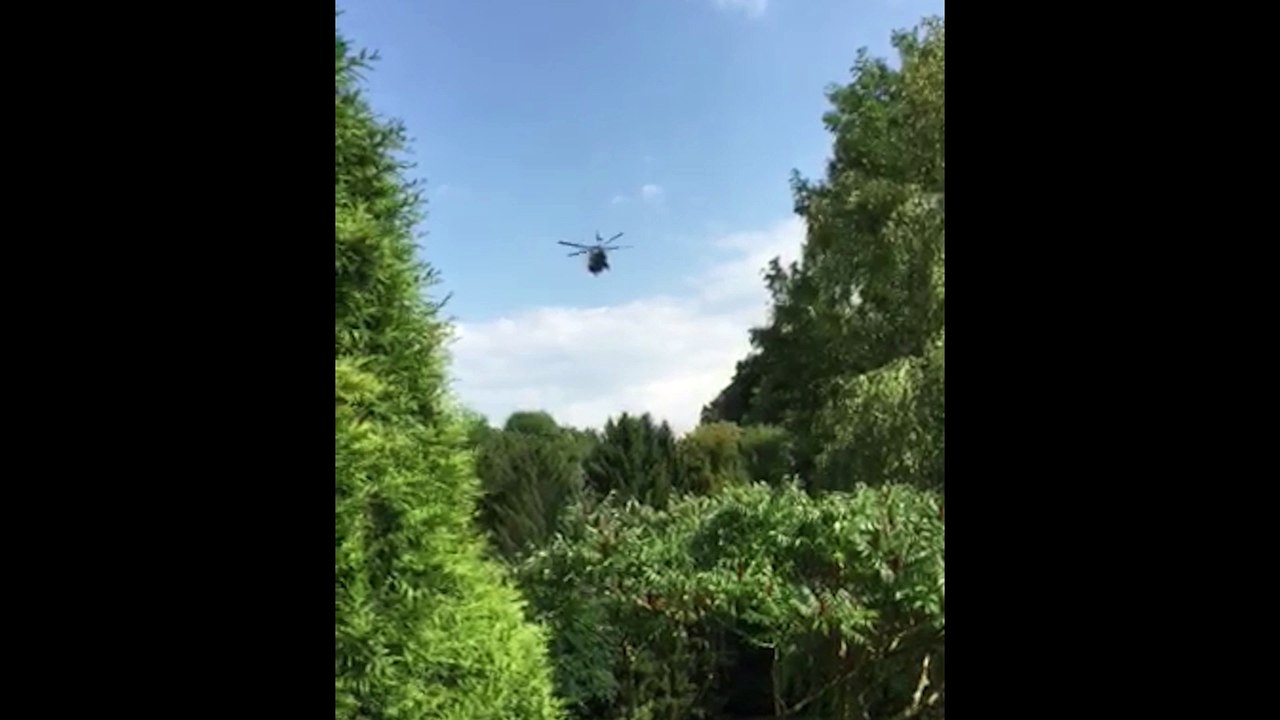 L'hélicoptère NH90 NFH de la Marine belge (recherche à Tihange le 03/08/2017)