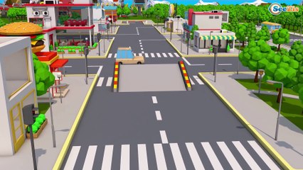 Video para criançinhas | Carro de policia | Caminhão de Reboque | Perseguição policial