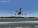 B747-400 landing in St. Marteen TNCM