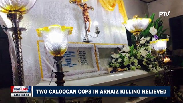 Two Caloocan cops in Arnaiz killing relieved