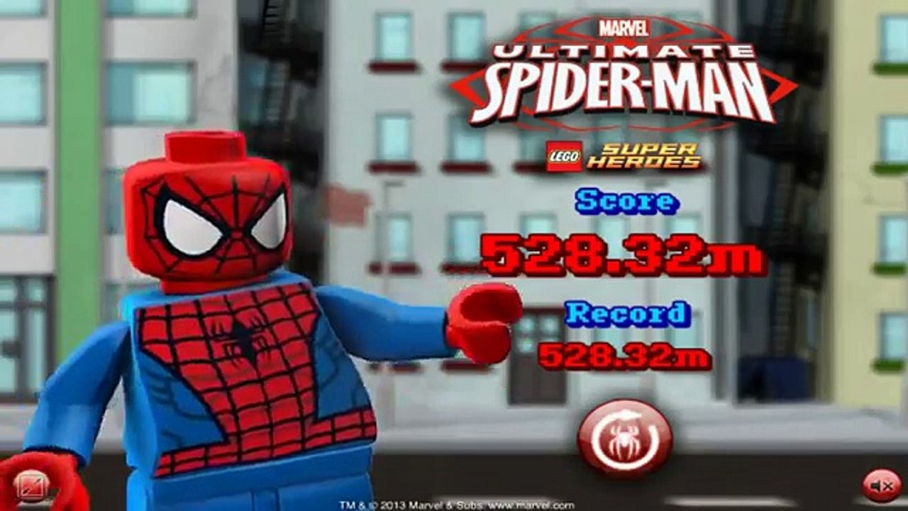 Hombre araña Niños para niños superhéroes araña hombre del reloj del LEGO LEGO juego de dibujos animados