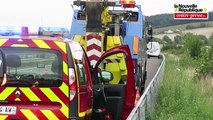 VIDEO. Antran : carambolage sur l'A10, 5 véhicules impliqués, 5 blessés dont un grave