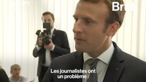 Rentrée 2017 : Emmanuel Macron s'en prend à un journaliste