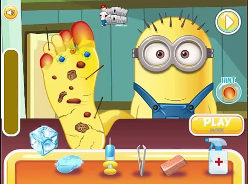 Jugar esbirro Juegos en línea Niños Juegos secuaces pie médico juego