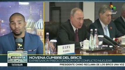 Pdtes. de Rusia y China se reúnen en privado; discuten crisis en Corea