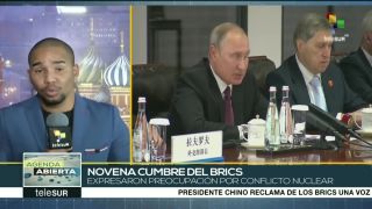 Pdtes. de Rusia y China se reúnen en privado; discuten crisis en Corea