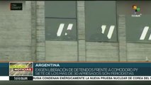 Firman las excarcelaciones de arrestados durante protestas argentinas