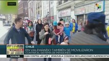 Miles de chilenos se movilizan contra el sistema de pensiones