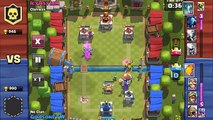 Clash Royale - INSANE Level 6 vs Level 10 Players! Gameplay Beating way higher level playe