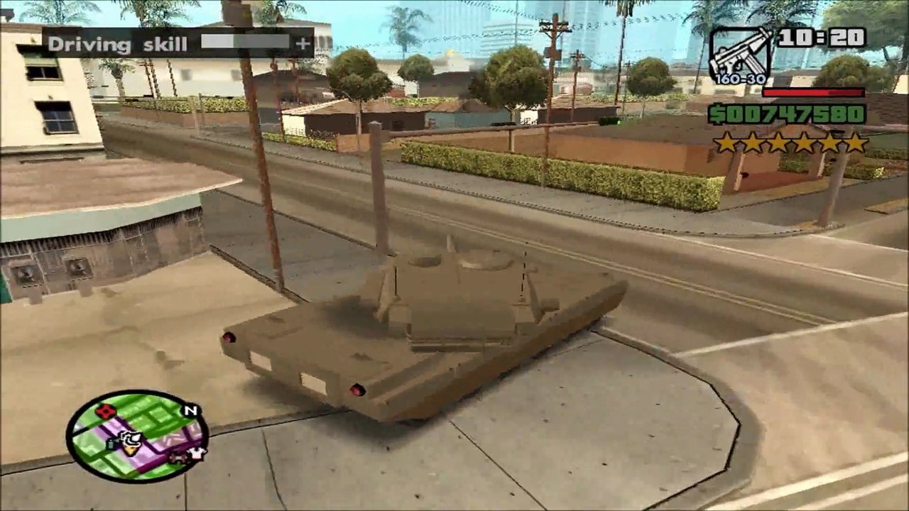 GTA  San Andreas - 6 star wanted level playthrough - Part 78