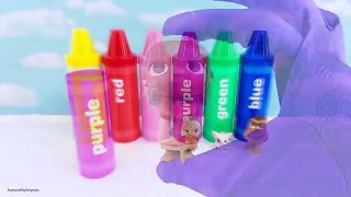 Les meilleures couleur la famille doigt Apprendre garderie Princesse rimes chanson Disney moana playdoh surprises